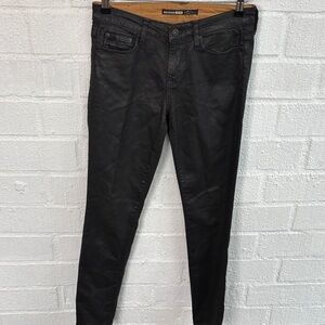 Big Star 1974 Alex Coated Skinny Black Jeans sz 27